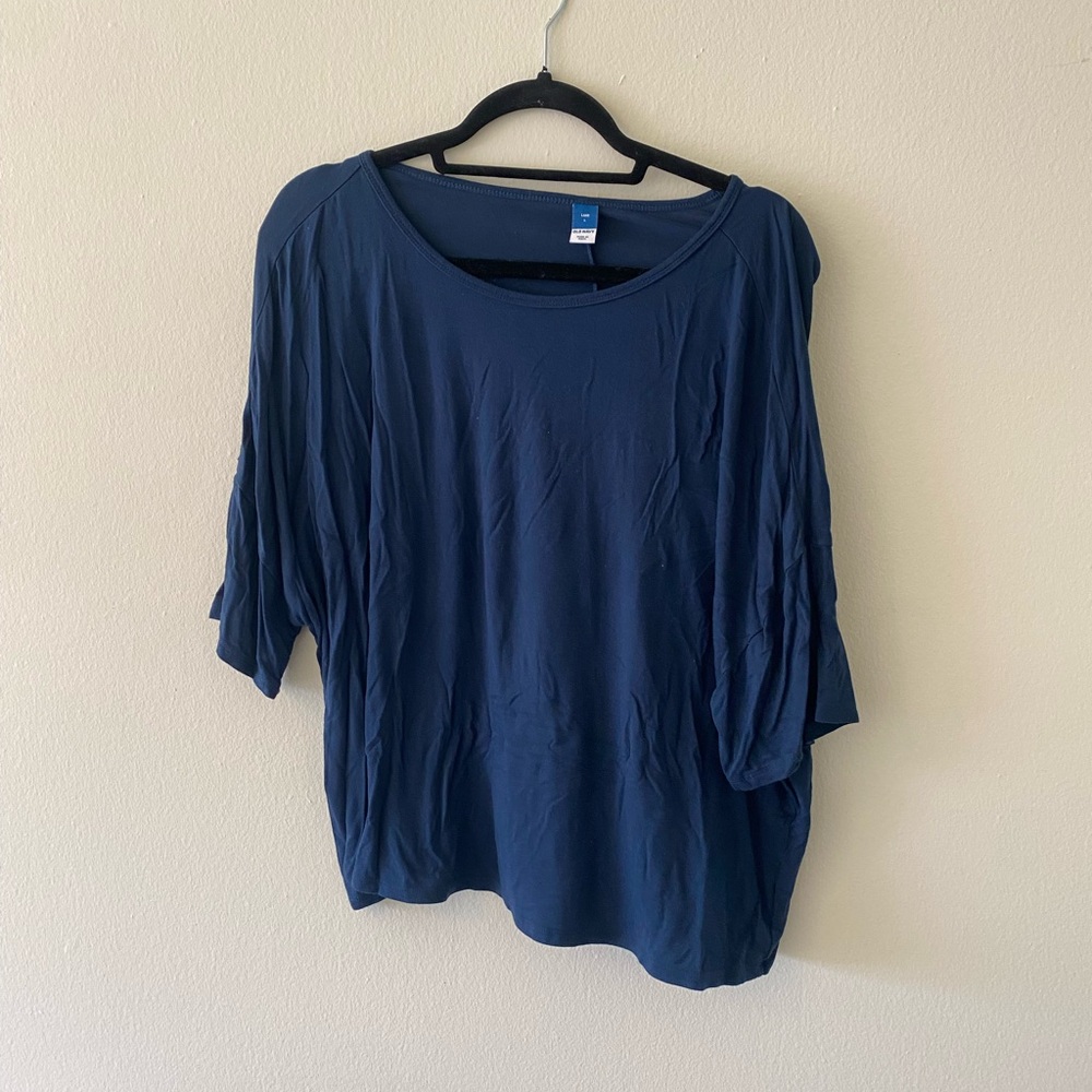 Women's Navy Blue Top